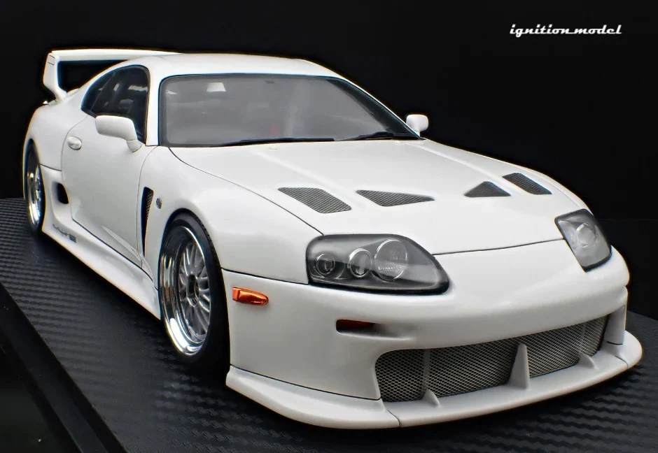 Ignition-Model Toyota Supra Mk4 (A80) TRD 3000GT (BBS LMs) White 1:18 - Image 29