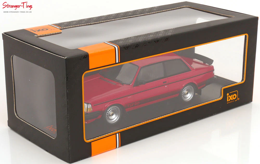 Ixo 1986 Volvo 240 Turbo Custom Coupe Red 1:18 - Image 6