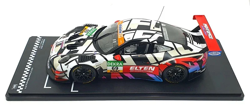 Ixo 2018 Porsche 911 991.2 GT3 R Iron Force No.69 ADAC GT Masters 2018 Slooten, Luhr 1:18 - Image 4