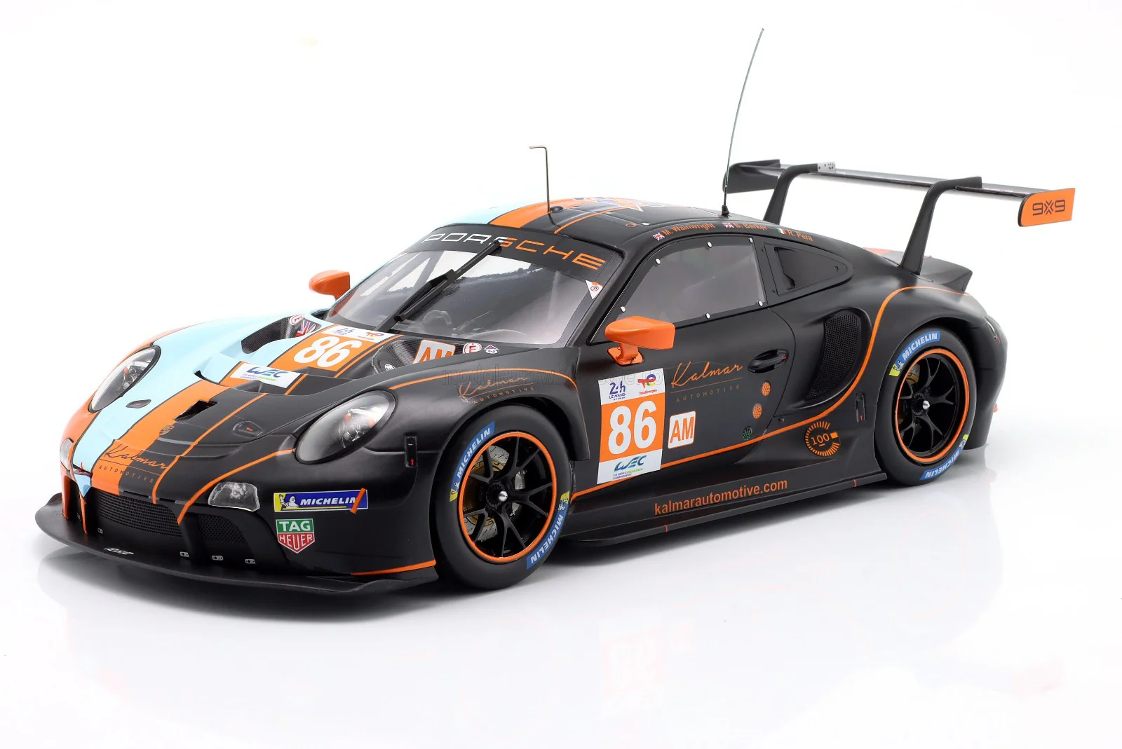 Ixo Porsche 911 991.2 GT3 RSR 4.0L Team GR Racing #86 24hr Le Mans 2023 1:18