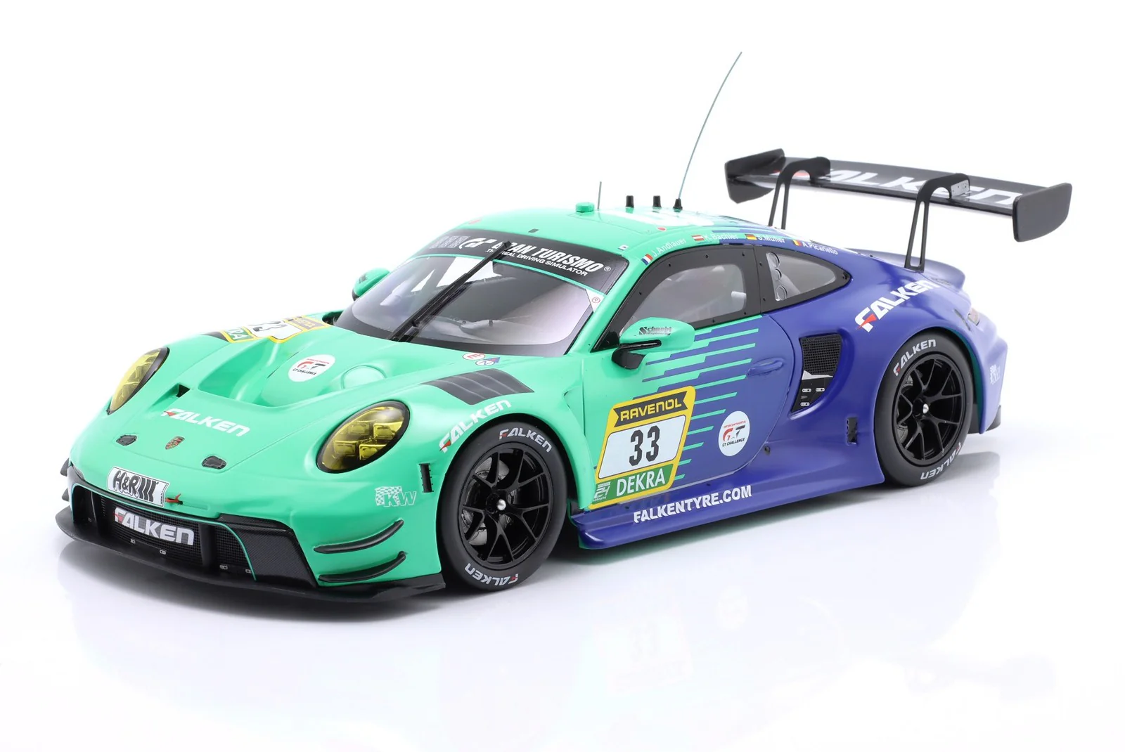 Ixo Porsche 911 992 GT3 R Team Falken Motorsports #33 24hr Nurburgring 2024 1:18