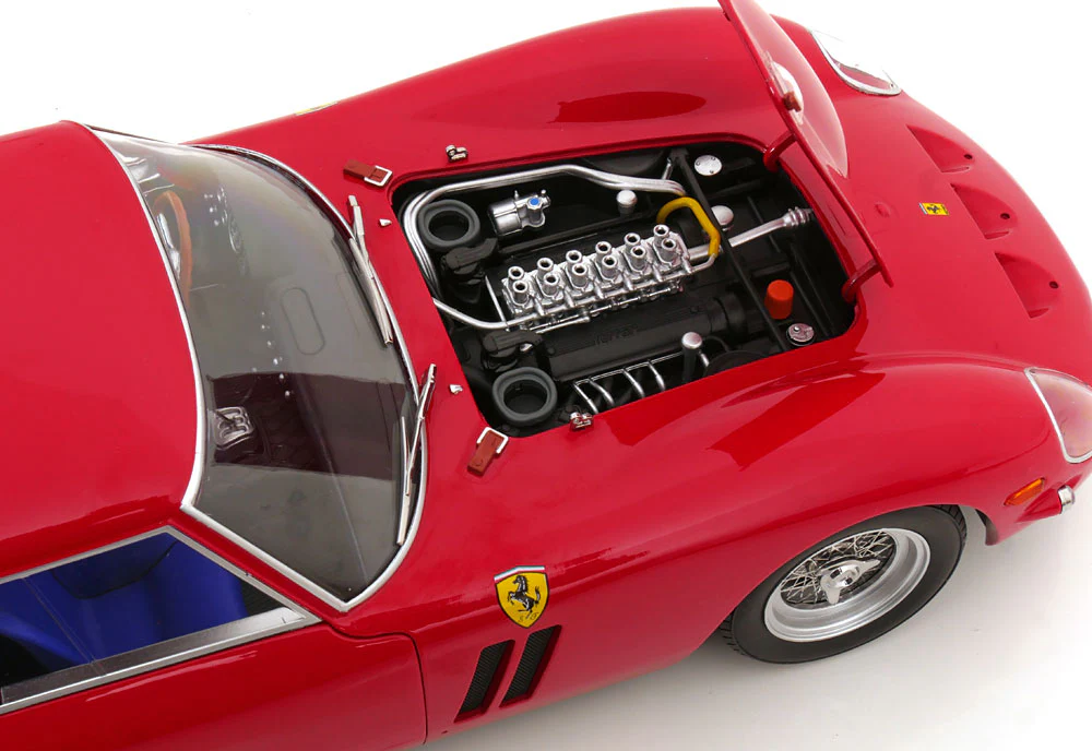 KK Scale 1962 Ferrari 250 GTO Rosso Corsa (Ferrari Red) 1:12 - Image 8