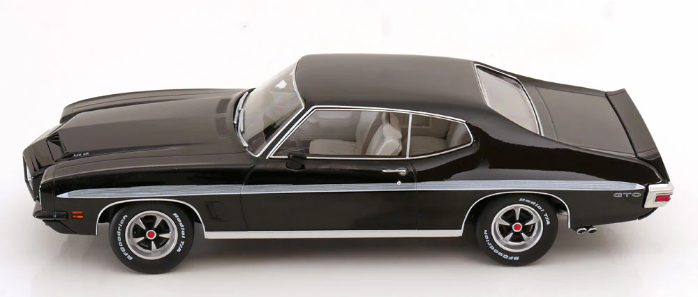 KK Scale 1972 Pontiac LeMans GTO Black 1:18 - Image 5