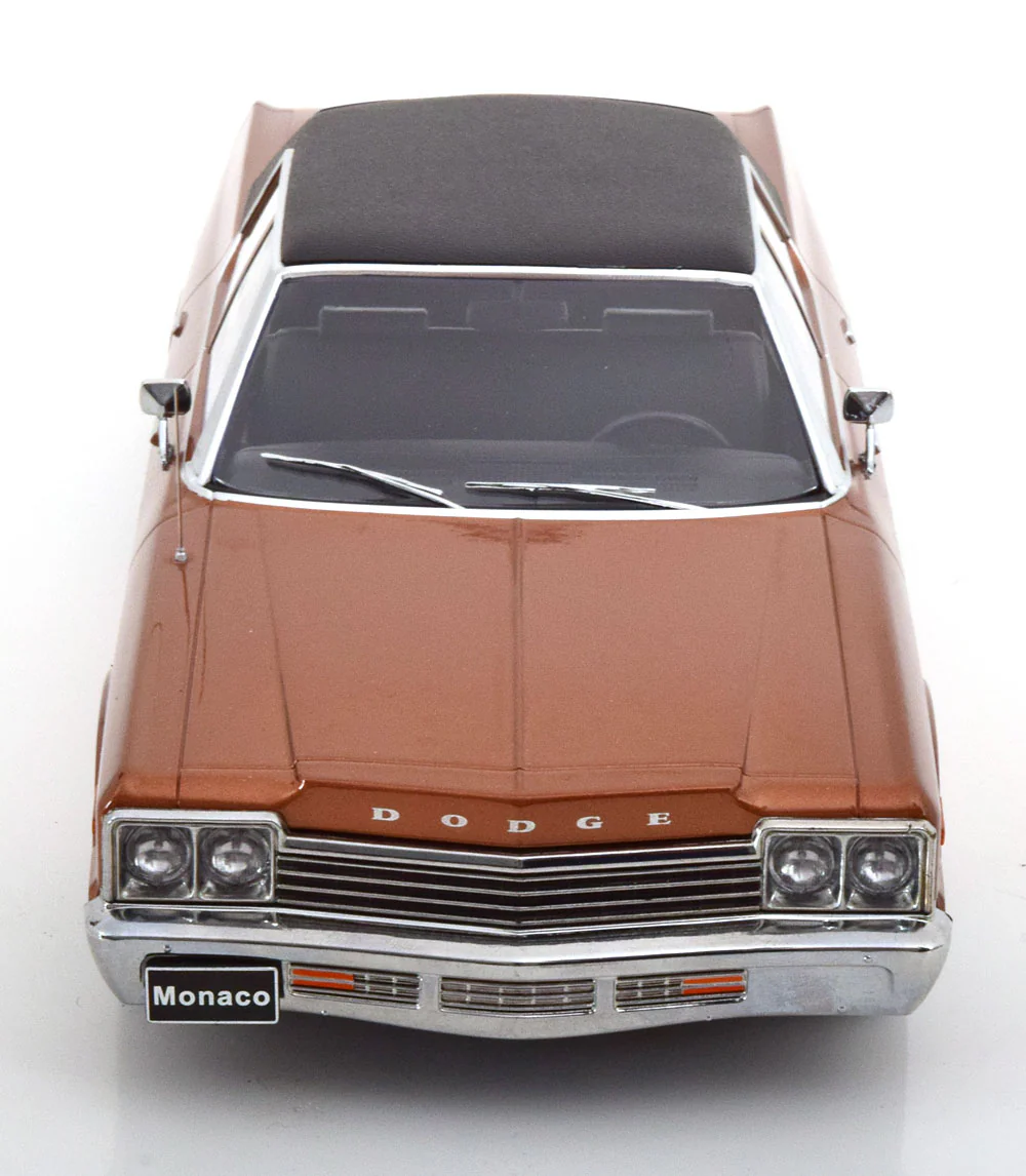 KK Scale 1974 Dodge Monaco Brown Metallic 1:18 - Image 4