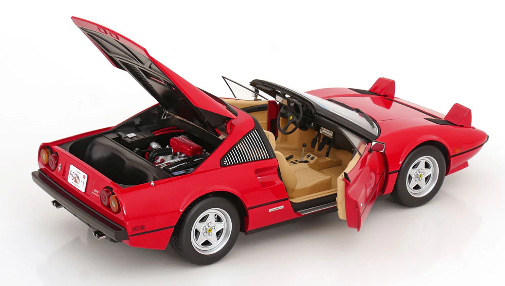 KK Scale 1982 Ferrari 308 GTS Quattrovalvole "Magnum P.I." Red 1:12 - Image 4