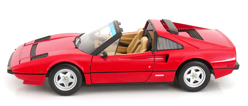 KK Scale 1982 Ferrari 308 GTS Quattrovalvole "Magnum P.I." Red 1:12 - Image 6