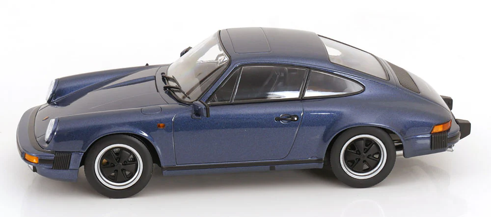 KK Scale 1983 Porsche 911 SC Coupe G Series Dark Blue Metallic 1:18 - Image 3