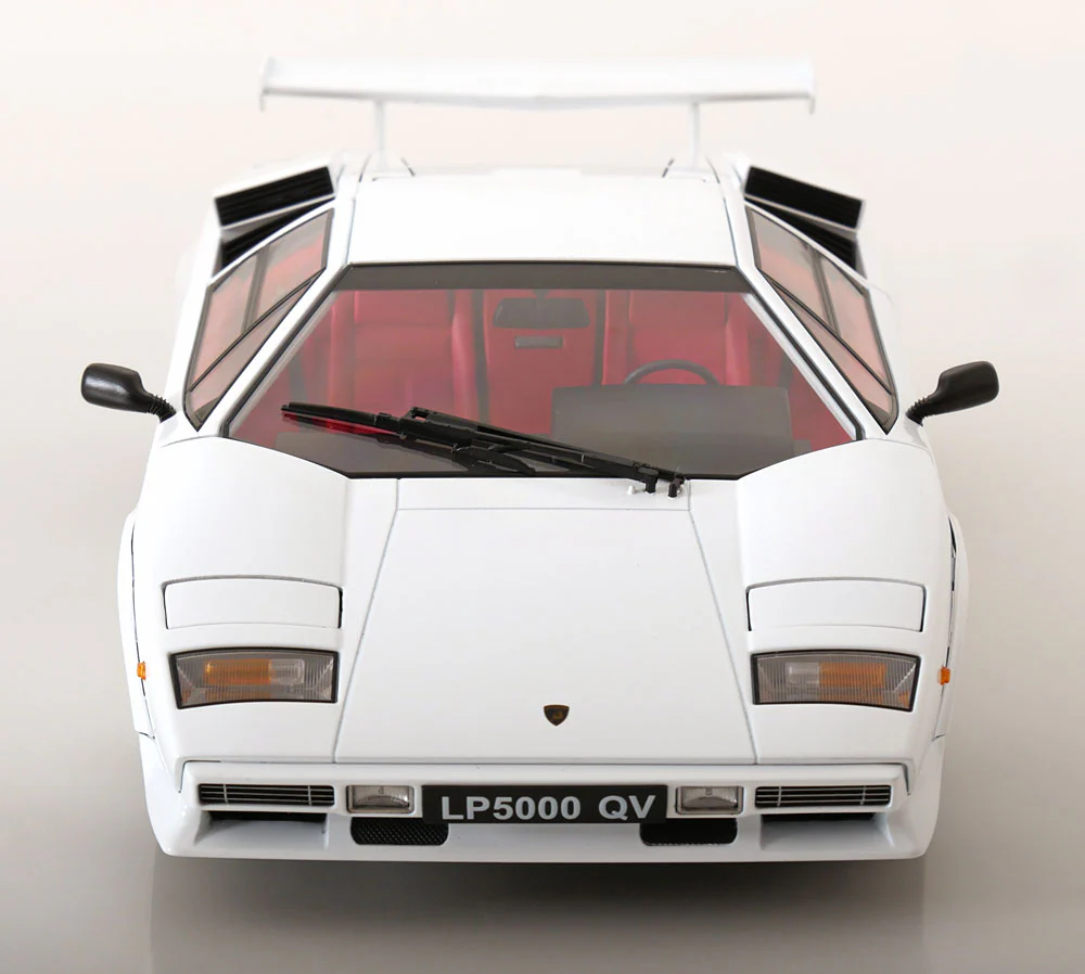 KK Scale 1985 Lamborghini Countach LP 5000S QV White 1:12 - Image 6
