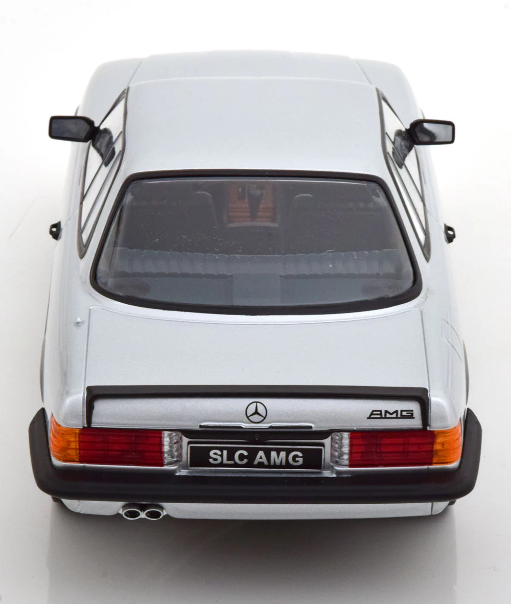 KK Scale 1985 Mercedes-Benz S Class 500SLC 6.0 AMG (C107) Silver 1:18 - Image 5