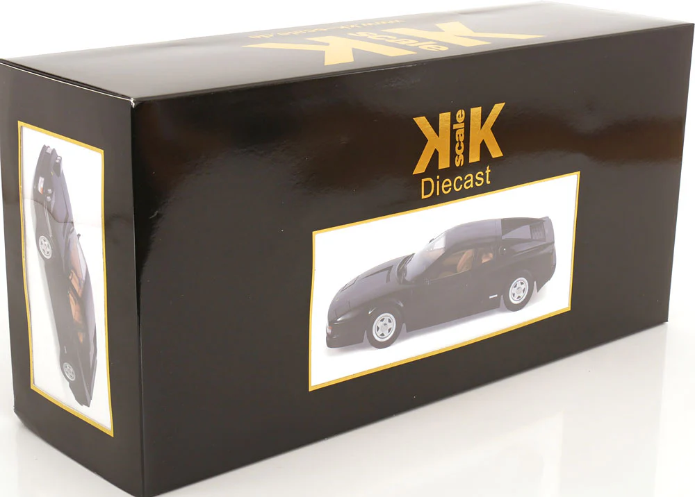 KK Scale 1986 Ferrari Testarossa Black Monospecchio European Version 1:12 - Image 10