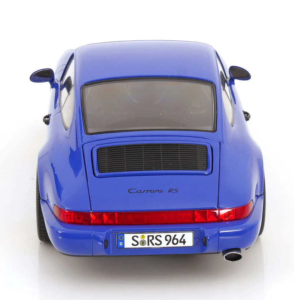 KK Scale 1992 Porsche 911 (964) RS Coupe w/ Speedline Wheels Maritime Blue 1:12 - Image 9