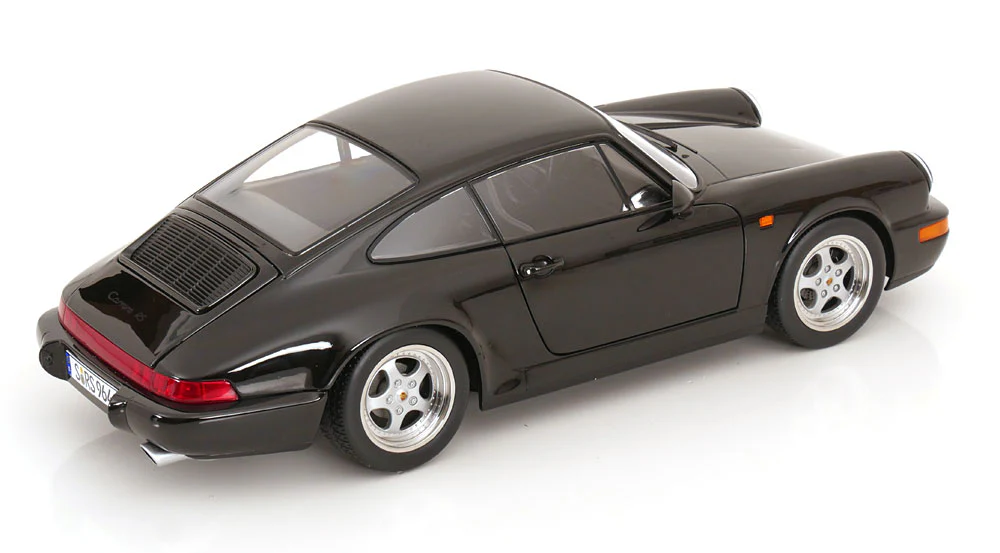 KK Scale 1992 Porsche 911 (964) RS Coupe w/ Speedline Wheels Black 1:12 - Image 5