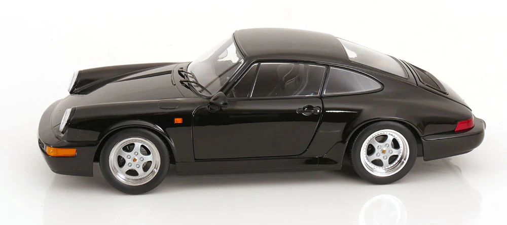 KK Scale 1992 Porsche 911 (964) RS Coupe w/ Speedline Wheels Black 1:12 - Image 6