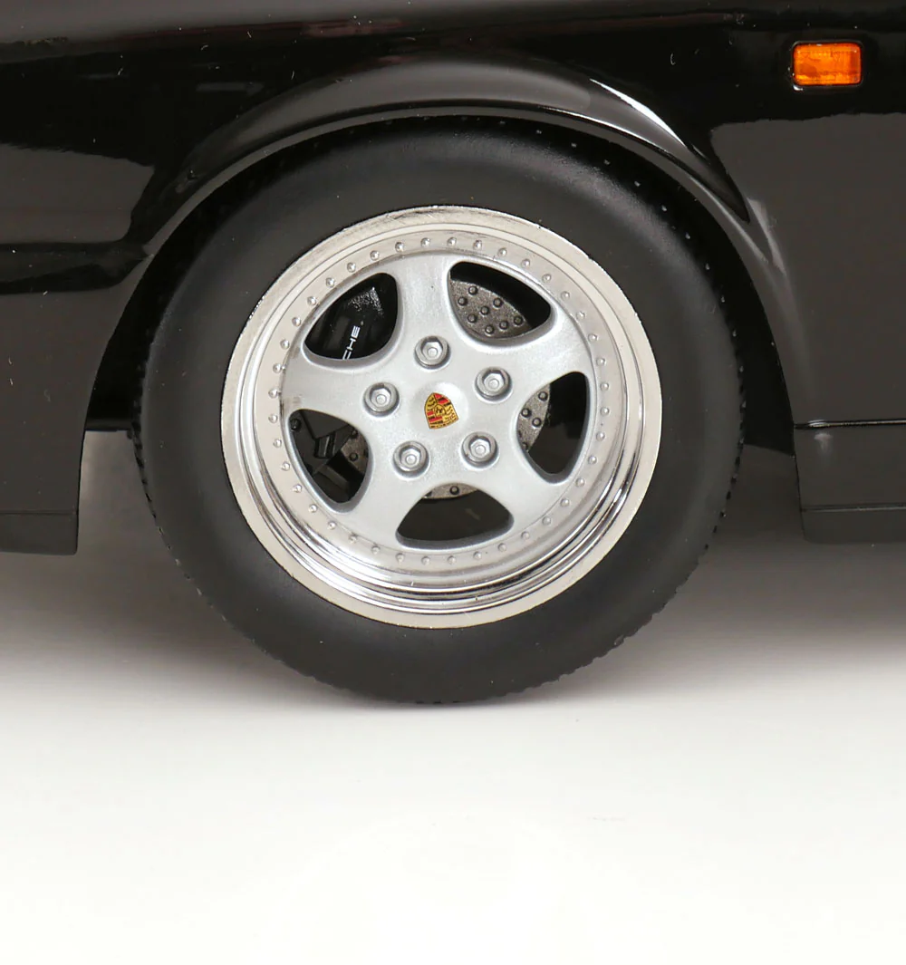 KK Scale 1992 Porsche 911 (964) RS Coupe w/ Speedline Wheels Black 1:12 - Image 7