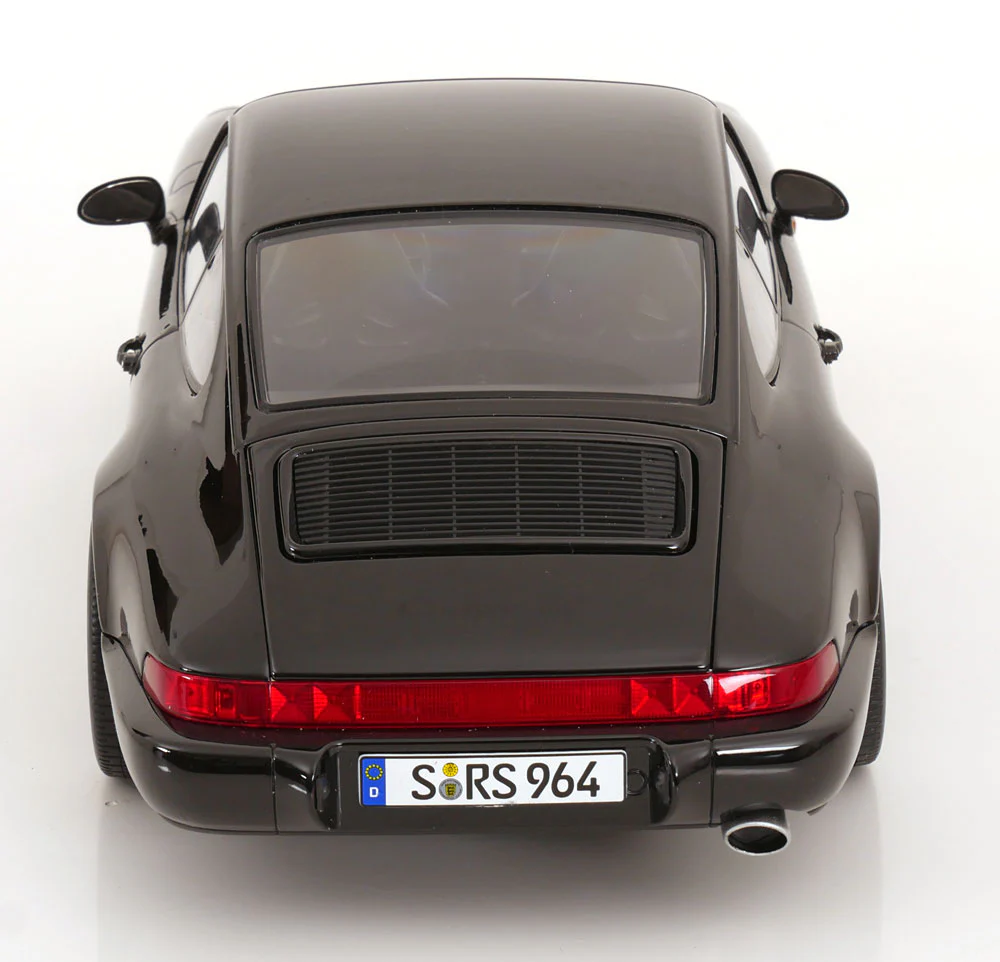 KK Scale 1992 Porsche 911 (964) RS Coupe w/ Speedline Wheels Black 1:12 - Image 9