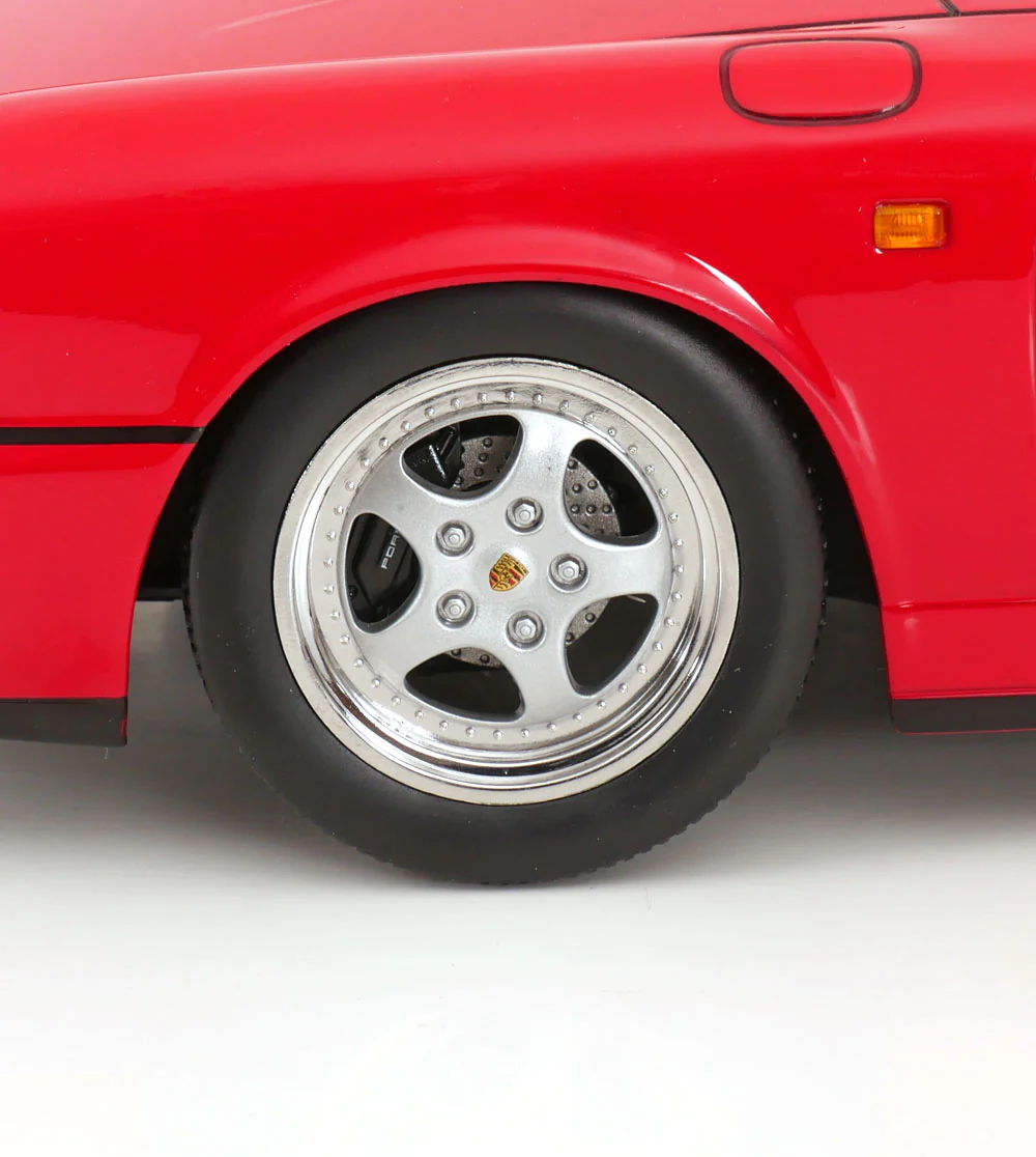 KK Scale 1992 Porsche 911 (964) RS Coupe w/ Speedline Wheels Guards Red 1:12 - Image 7