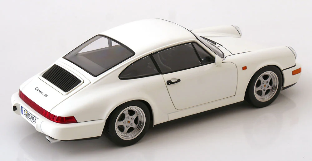 KK Scale 1992 Porsche 911 (964) RS Coupe w/ Speedline Wheels White 1:12 - Image 5