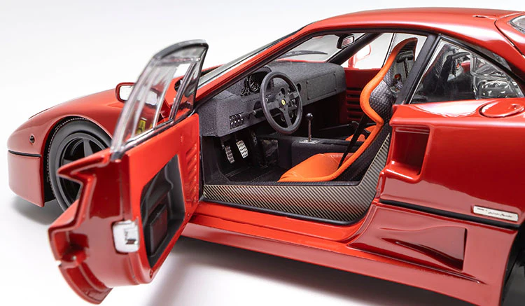 Kyosho Ferrari F40 Lightweight LM Wing Rossa Corsa Red 1:18 - Image 3