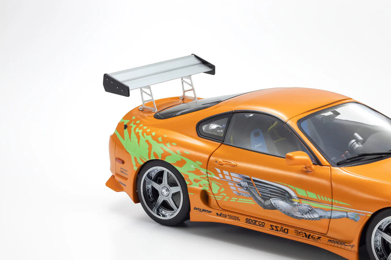 Kyosho 1993 Toyota Supra MK4 (A80) "Fast & the Furious" Orange Pearl 1:18 - Image 27