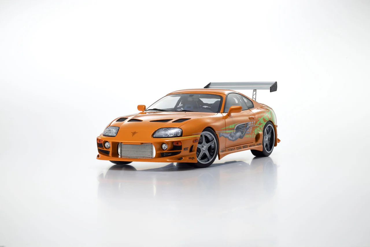 Kyosho 1993 Toyota Supra MK4 (A80) "Fast & the Furious" Orange Pearl 1:18 - Image 5