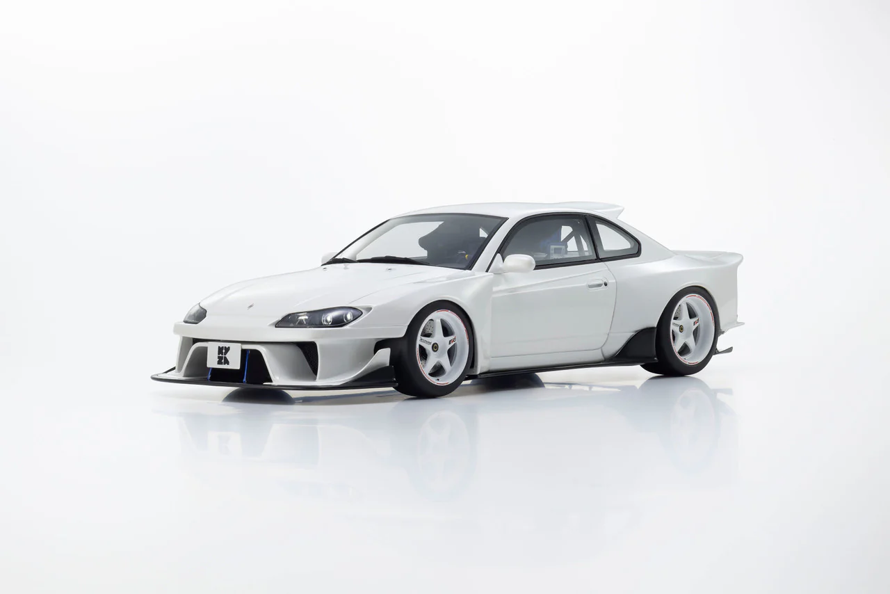 Kyosho Nissan Silvia (S15) Khyzyl Saleem White 1:18