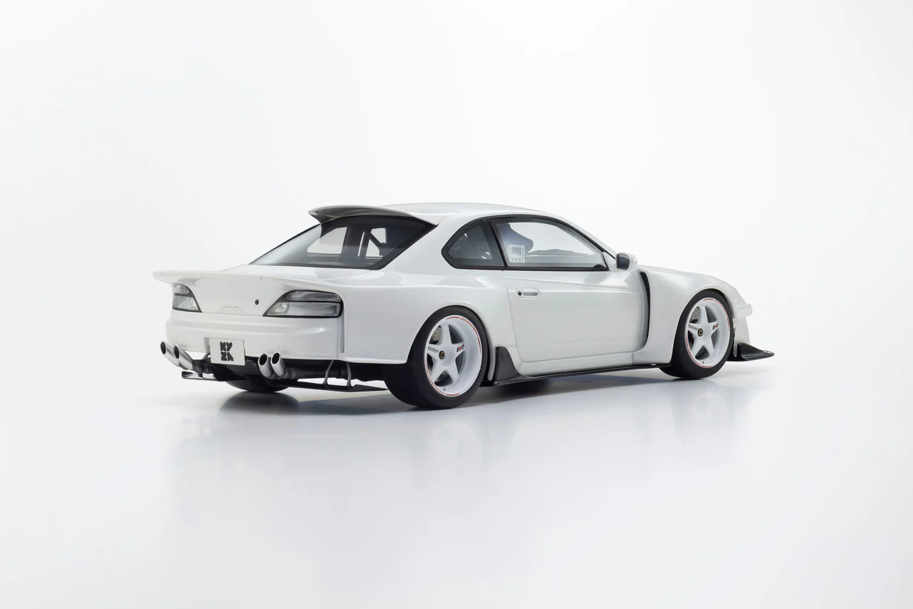 Kyosho Nissan Silvia (S15) Khyzyl Saleem White 1:18 - Image 2