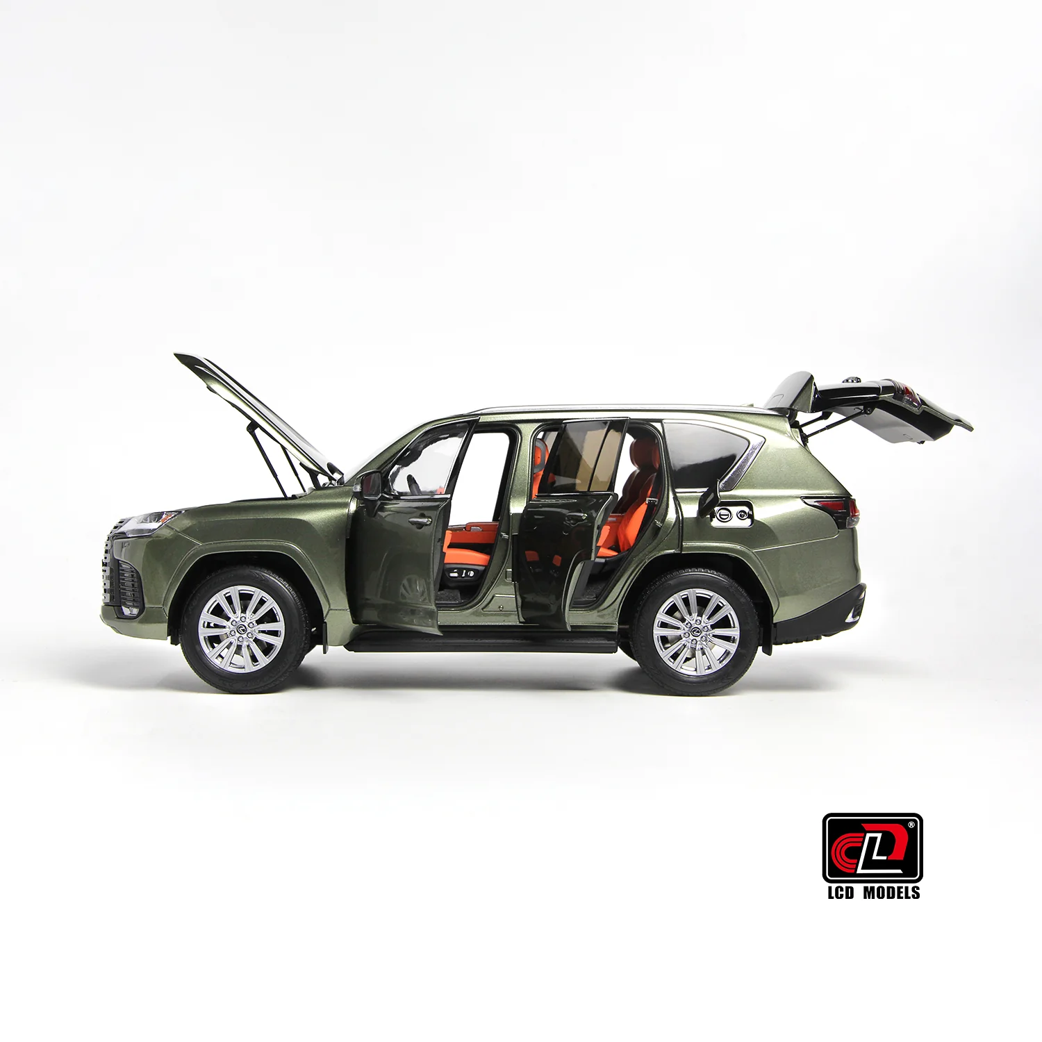LCD 2024 Lexus LX600 Nori Green 1:18 - Image 8