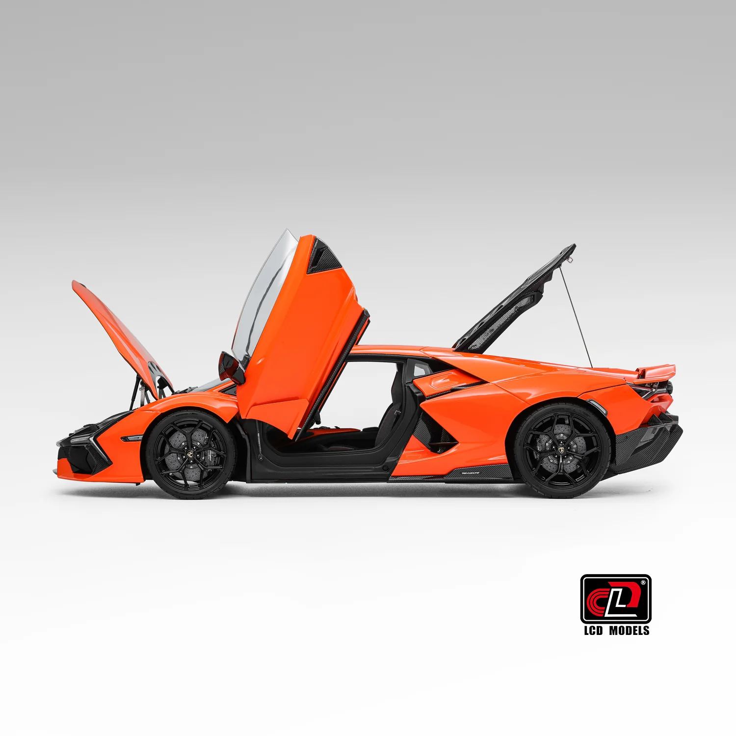 LCD 2024 Lamborghini Revuelto Orange 1:18 - Image 13