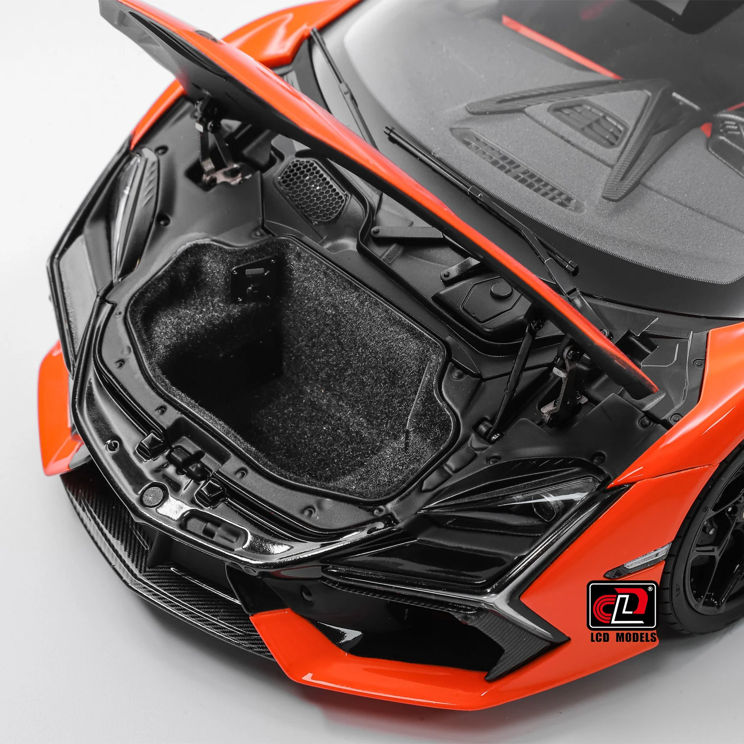 LCD 2024 Lamborghini Revuelto Orange 1:18 - Image 7