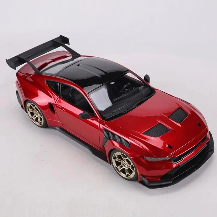 Maisto 2025 Ford USA Mustang GTD 5.2L V8 Coupe Chroma Flame Red 1:18 - Image 4