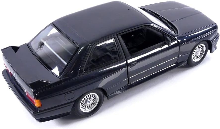Minichamps 1989 BMW M3 (E30) Street Evo Blue Metallic 1:18 - Image 4