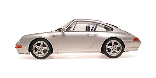 Minichamps 1993 Porsche 911 (993) Carrera Coupe Polar Silver 1:18 - Image 3