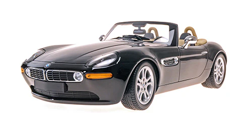 Minichamps 2000 BMW Z8 Roadster Black 1:18 - Image 4