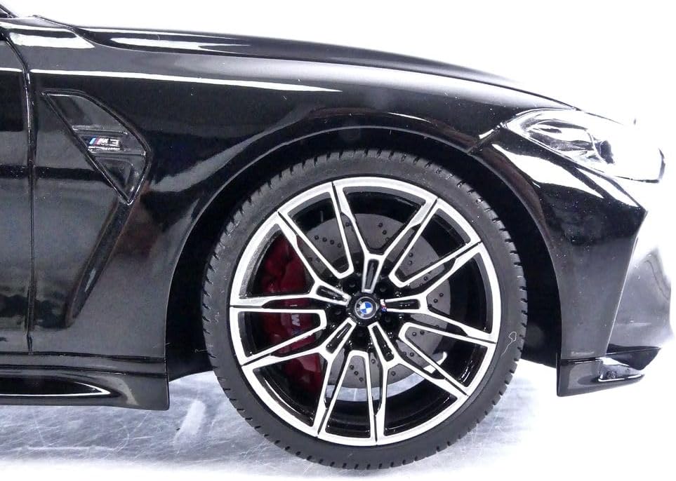 Minichamps 2020 BMW M3 Competition (G80) Black Metallic 1:18 - Image 6