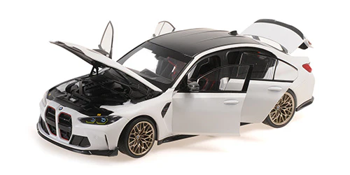 Minichamps 2023 BMW M3 CS (G80) White 1:18 - Image 3
