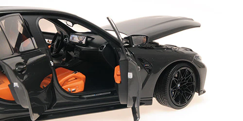 Minichamps 2024 BMW M3 (G80) Grey Metallic 1:18 - Image 8