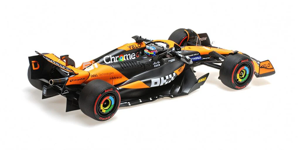 Minichamps Mclaren F1 Team MCL38 Orange #81 Piastri Emilia Romagna GP 2024 1:18 - Image 4