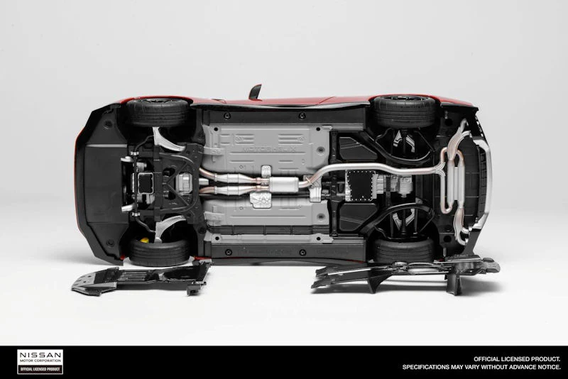 Motorhelix 2020 Nissan Skyline GT-R R35 Nismo Track Edition Vibrant Red 1:18 - Image 9