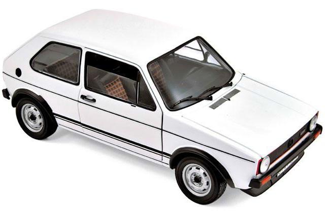 Norev 1976 Volkswagen Golf GTI MK I Alpine White 1:18 - Image 3