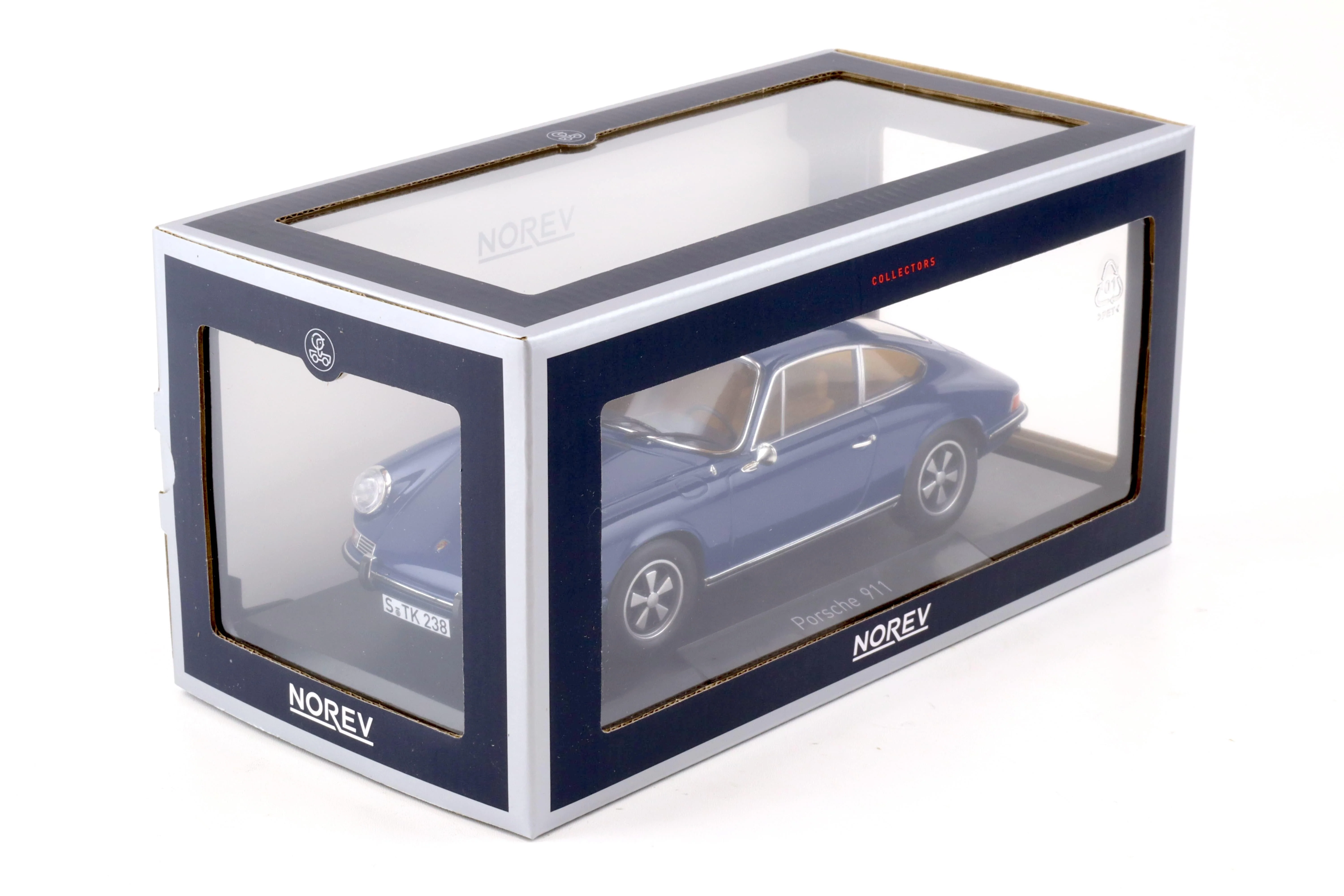 Norev 1969 Porsche 911 S C20 Blue 1:18 - Image 9