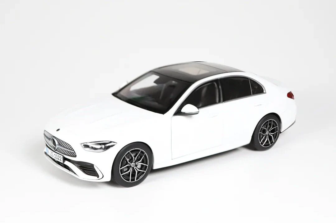 NZG 2022 Mercedes Benz C-Class (W206) Sedan Opalith White Bright 1:18