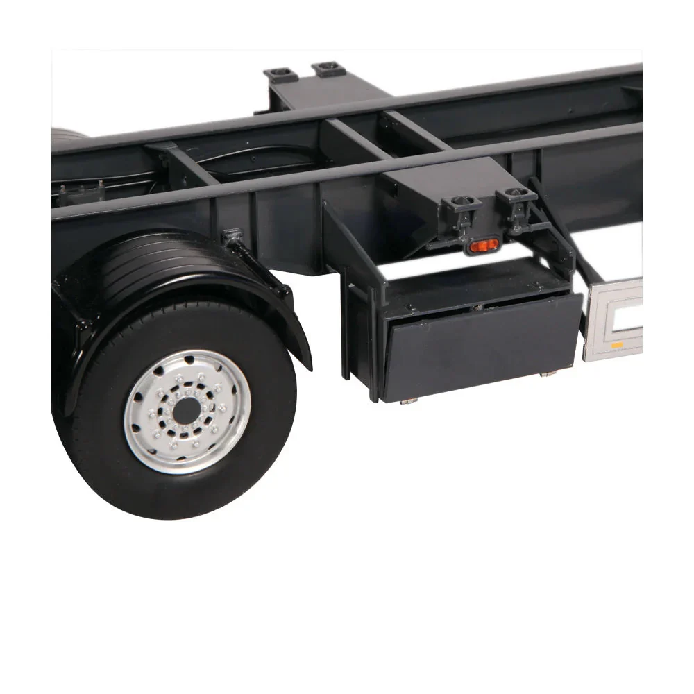 NZG Trailer Flatbed for Shipping Containers Black 1:18 - Image 3