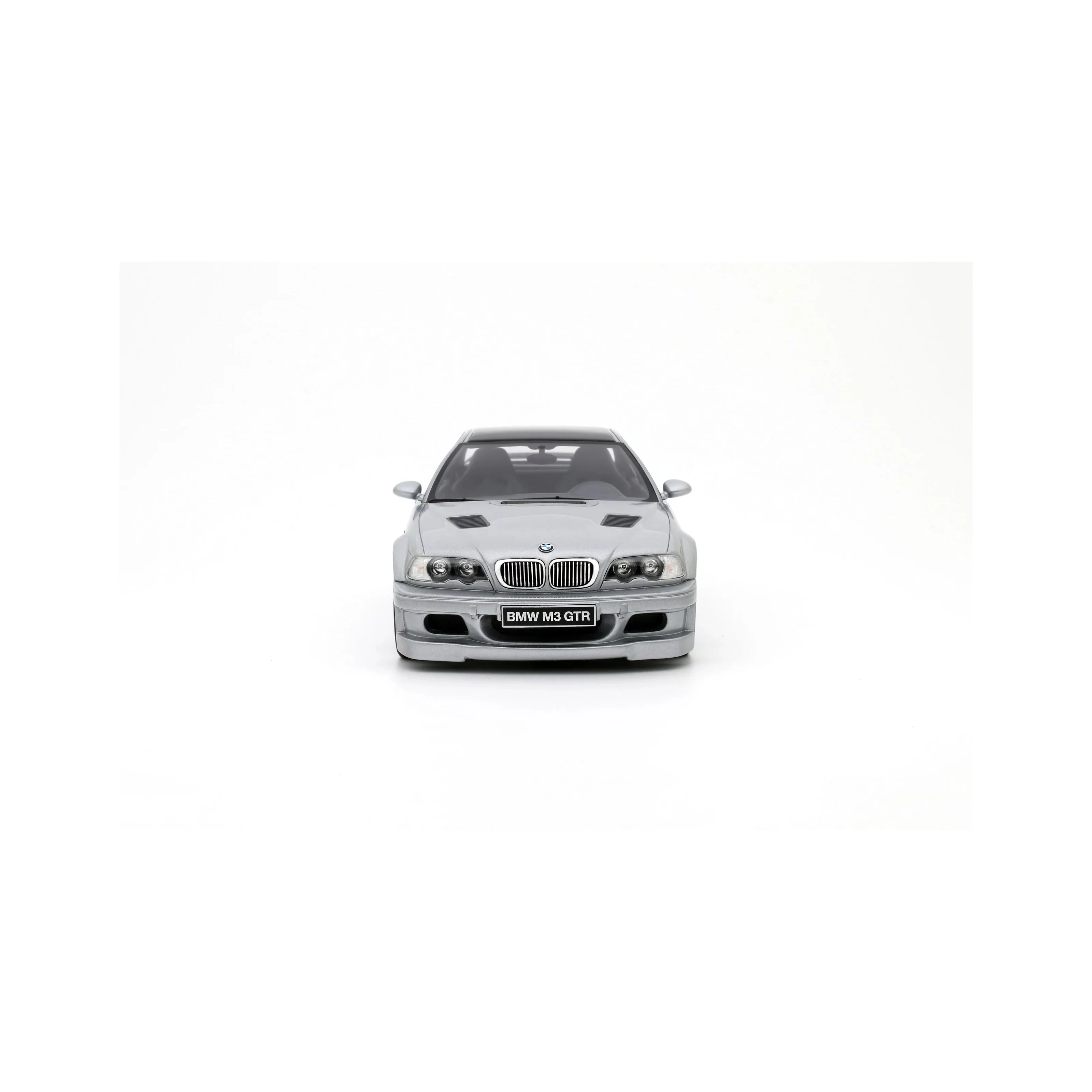 Otto 2001 BMW E46 M3 GTR Street Titan Silver Metallic 354 1:18 - Image 9