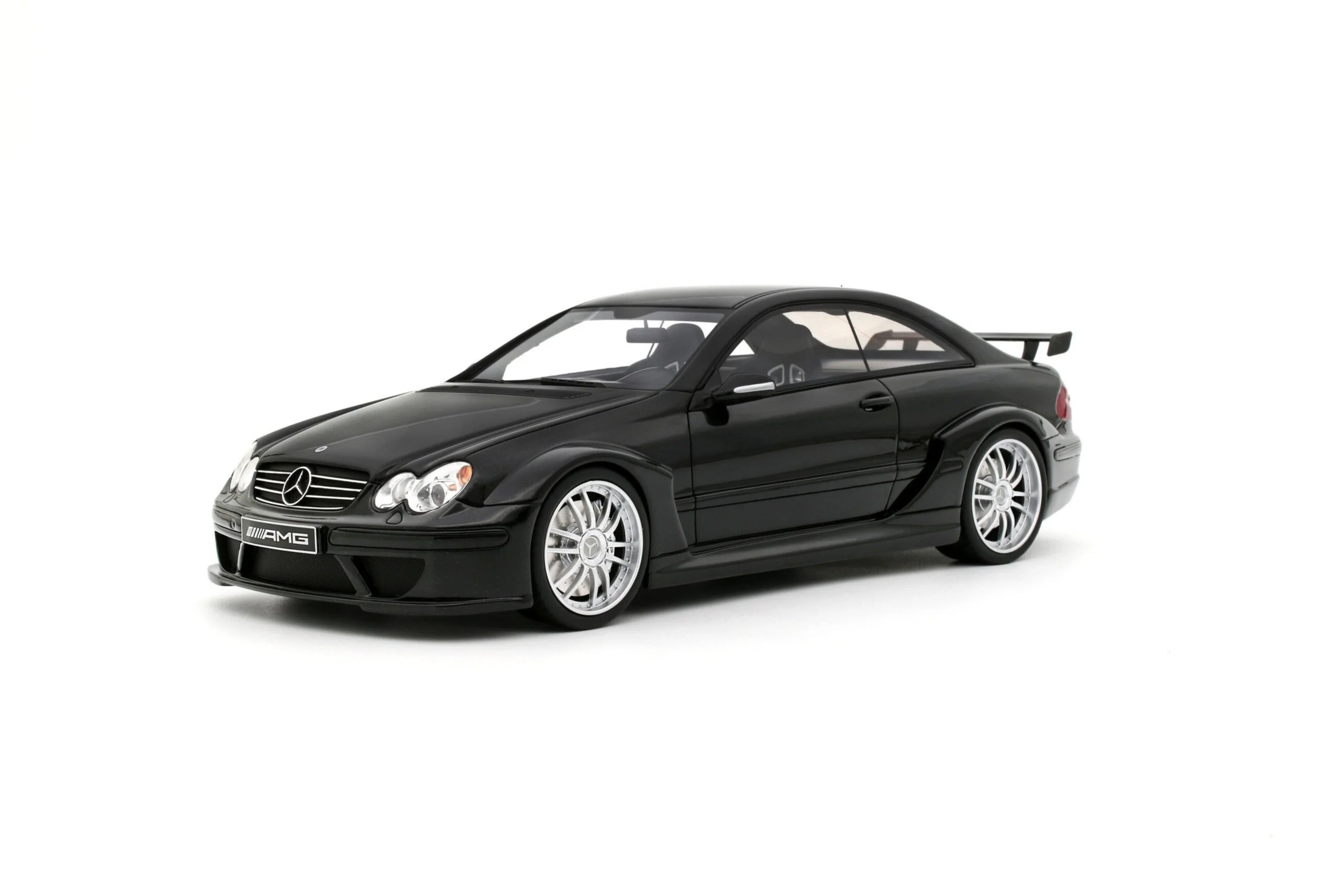 Otto 2004 Mercedes-Benz CLK AMG (C209) DTM Coupe Obsidian Black Metallic 1:18 - Image 4