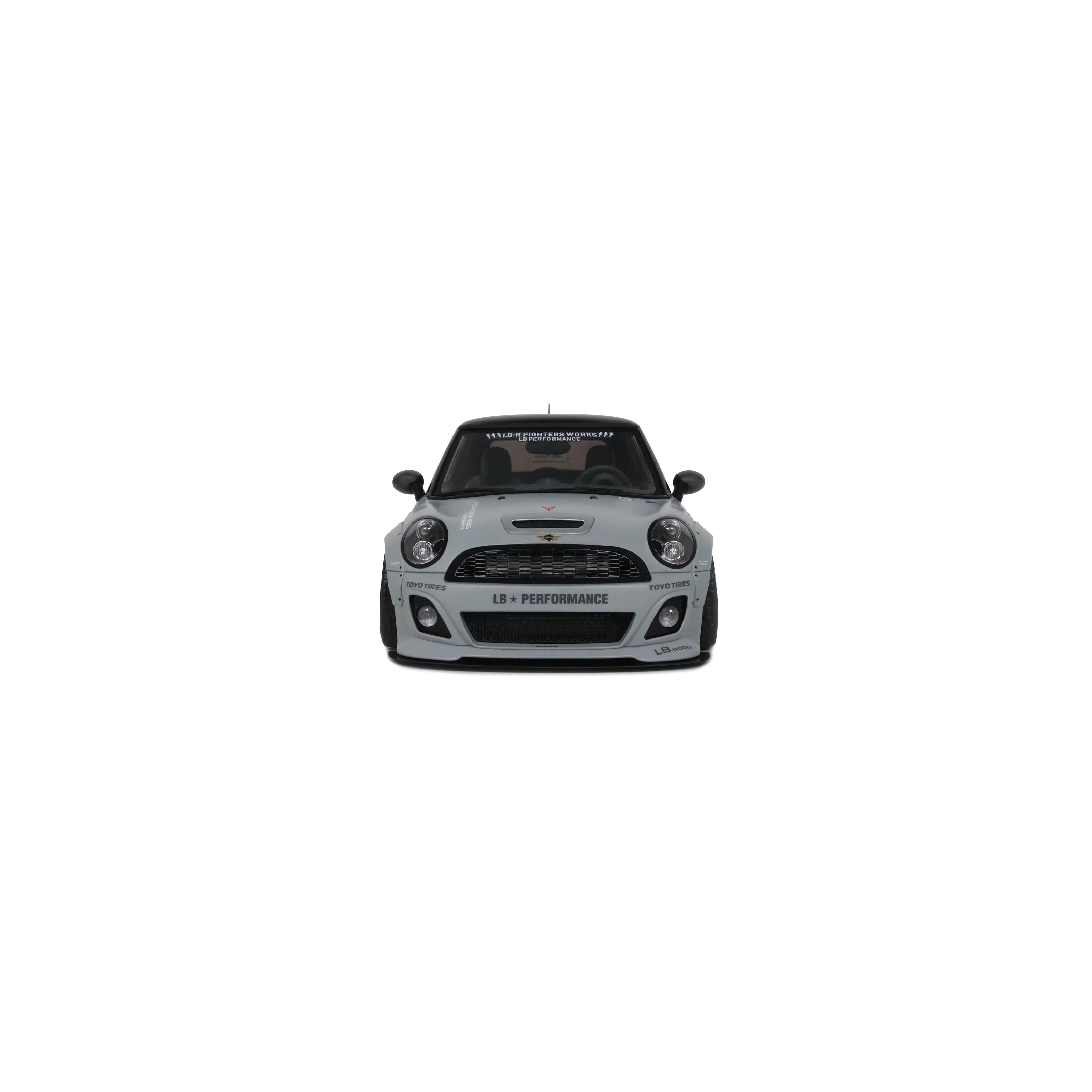 Otto 2015 Mini Cooper R56 LB Works LB Nation Grey 1:18 - Image 4