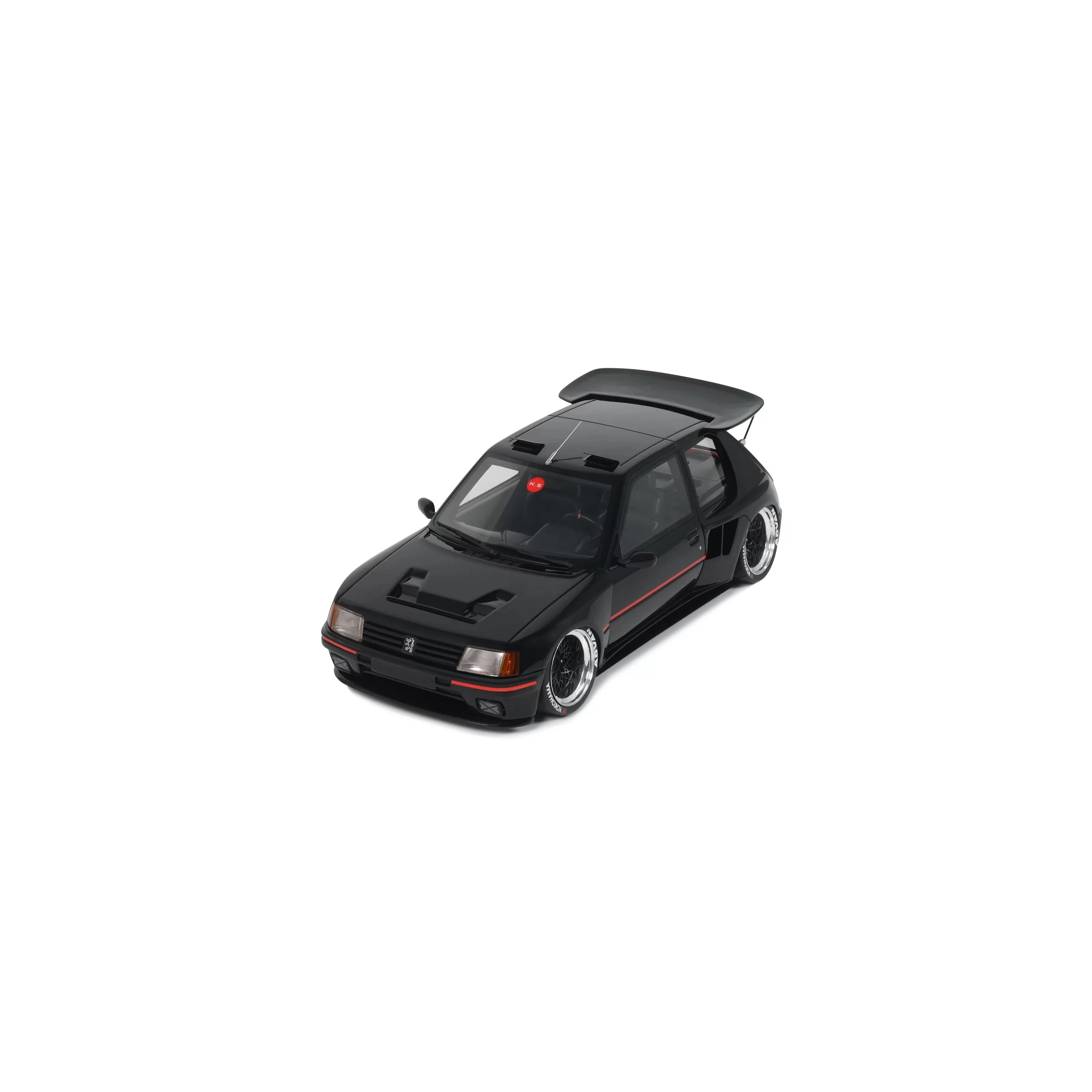 Otto 2018 Peugeot 205 Khyzyl Saleem Black 1:18 - Image 6