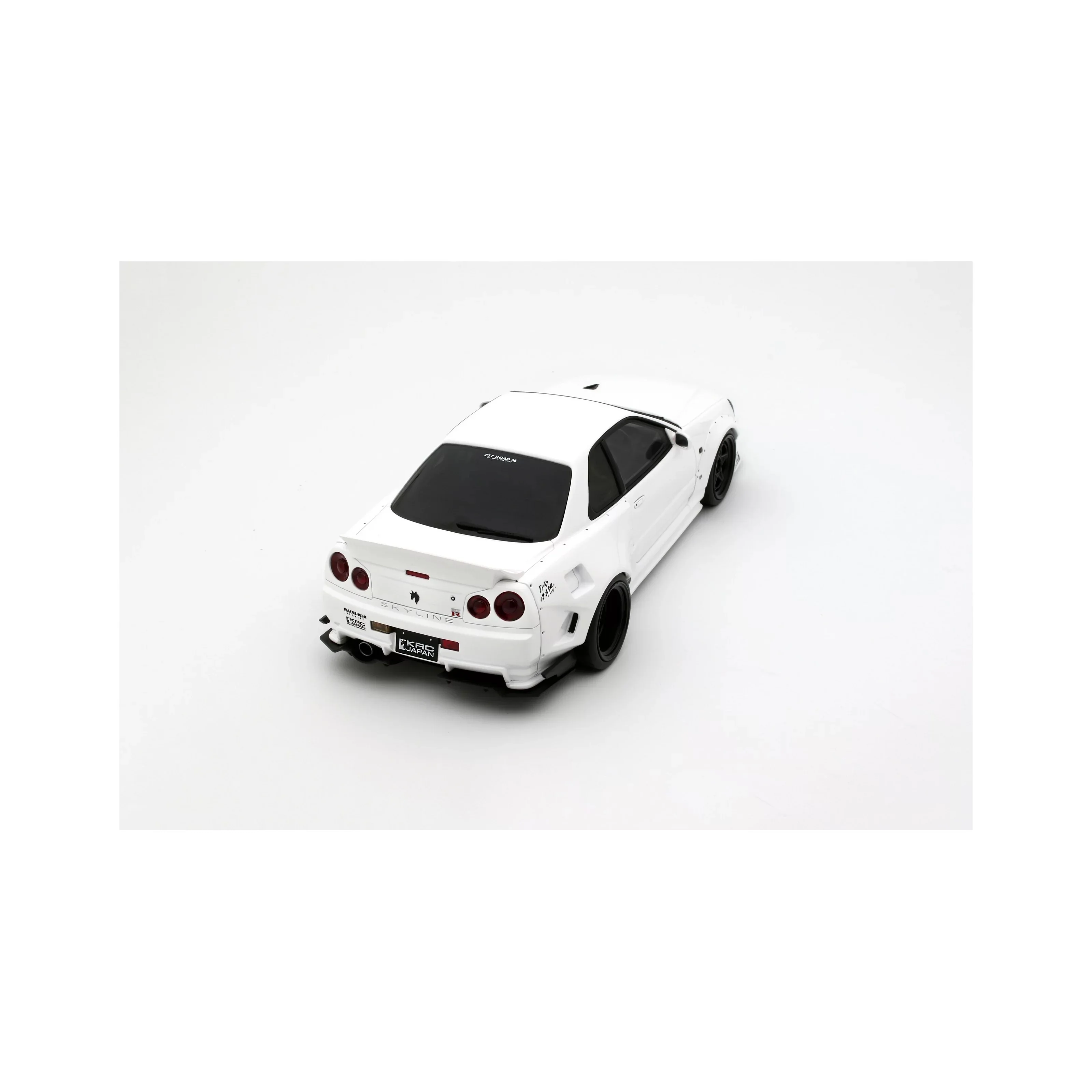 Otto 2019 Nissan Skyline GT-R R34 KRC Body Kit Pearl White QX1 1:18 - Image 10