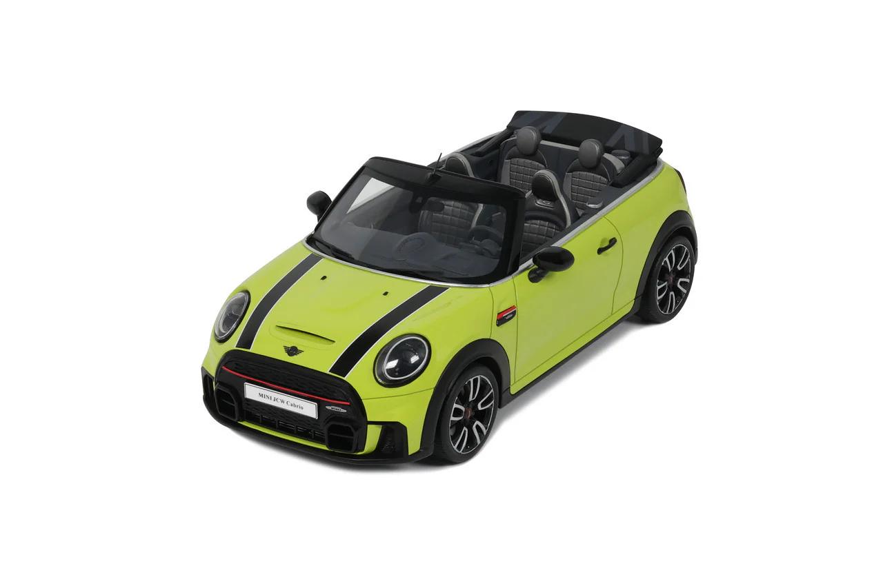 Otto 2021 Mini Cooper Cabrio F57 JCW John Cooper Works Zesty Yellow C5H 1:18 - Image 9
