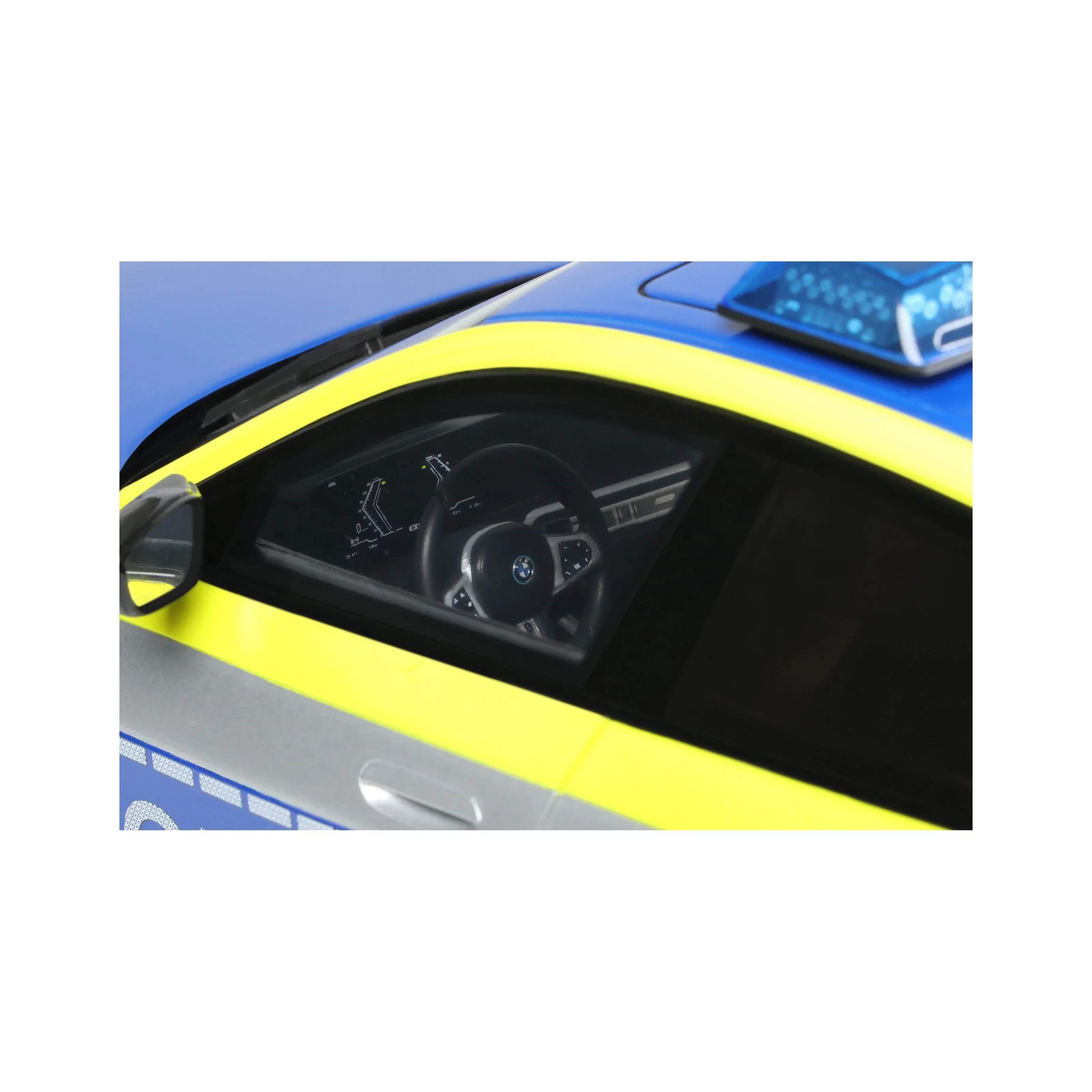 Otto 2022 BMW M4 (G82) AC Schnitzer ACS4 Polizei Blue Silver 1:18 - Image 10