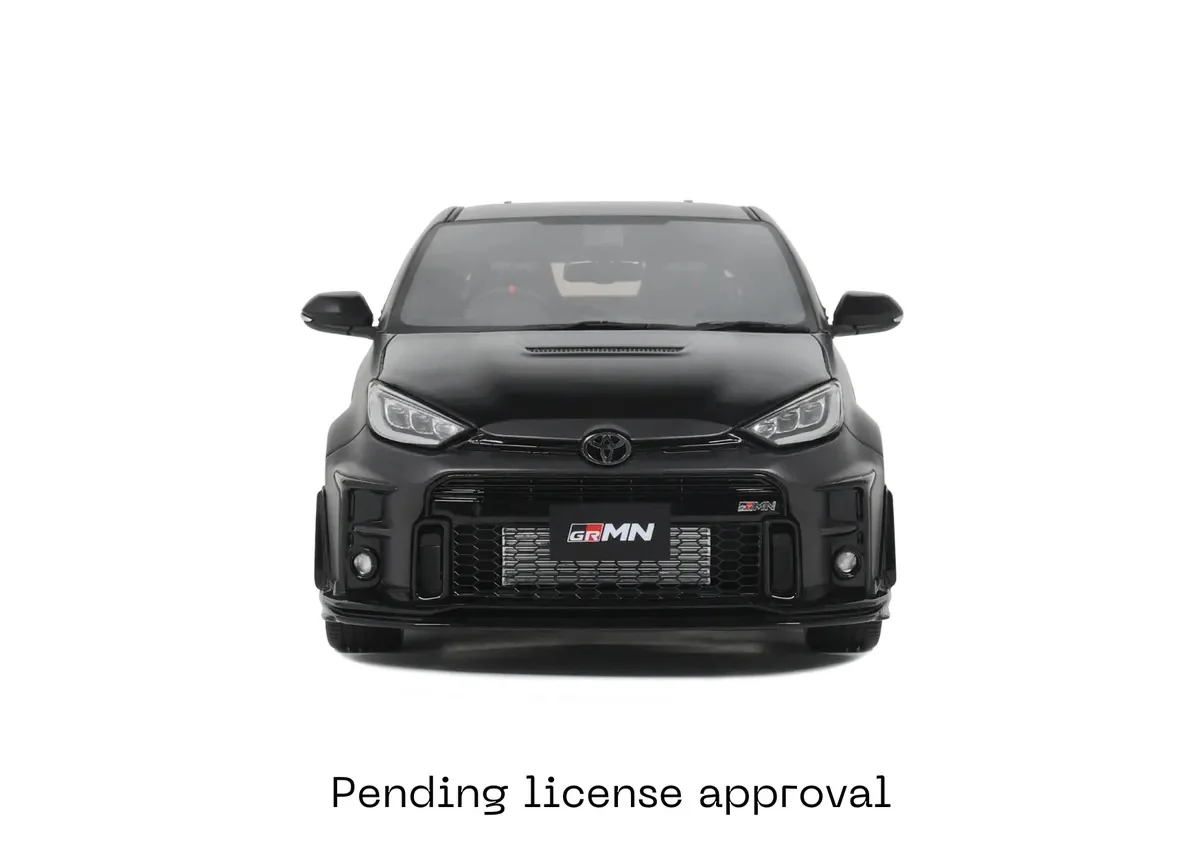 Otto 2022 Toyota Yaris GR (Circuit Pkg) RHD Matte Black 1:18 - Image 11